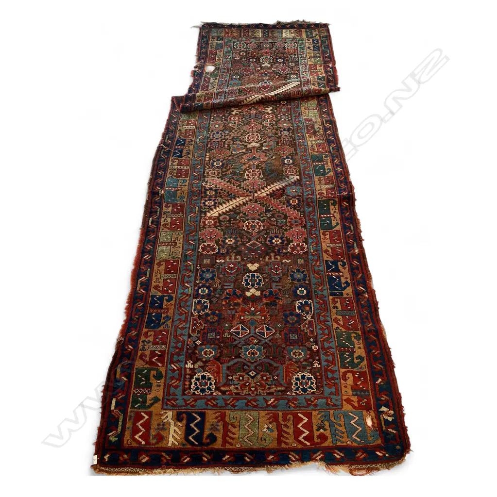 A c.1900 Turkish Milas wool runner - c. 1900 Image 1++
